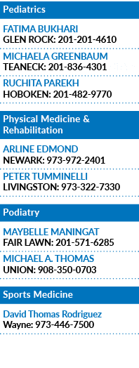 Pediatrics FATIMA BUKHARI GLEN ROCK: 201 201 4610 MICHAELA GREENBAUM TEANECK: 201 836 4301edicine RUCHITA PAREKH HOBO...